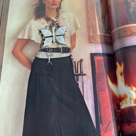 Butterfly Pendant ~STERLING SILVER AND OPAL INLAY🪽Native-Made - Picture 12 of 17